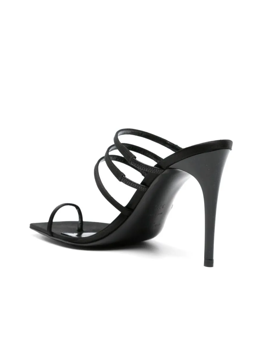 Jerry Satin Mules
