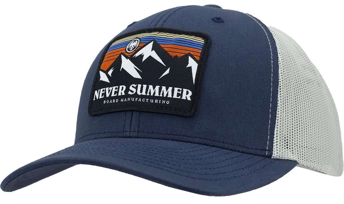 Never Summer Retro Sunset Adjustable Trucker Hat 2024